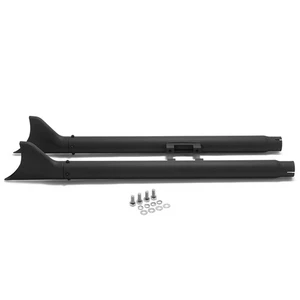 33IN. Fishtail Slip on Mufflers Exhaust for 2009 Softail Deluxe Fishtail Exhaust - Picture 1 of 7
