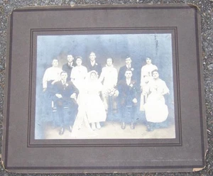 Wedding Party Scranton, Pennsylvania Vintage Large Black White Photographs - Picture 1 of 1