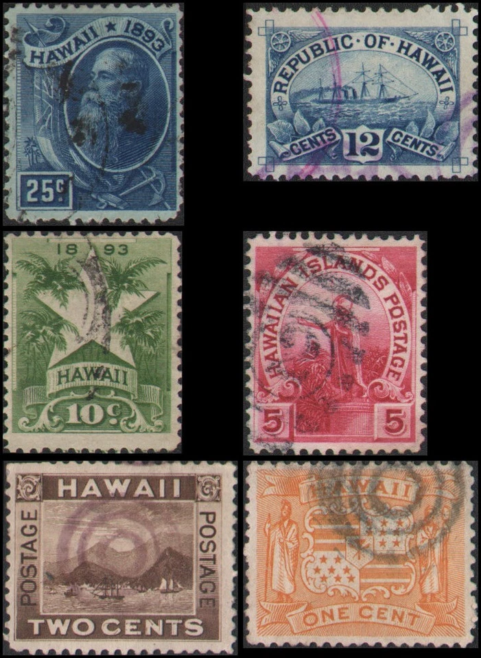 Hawaii #74-79 usado Foto 1 de 1