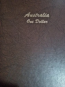 Australian 1984-2013 $1 One Dollar Coins in DANSCO Supreme Album UNCIRCULATED - Picture 1 of 11