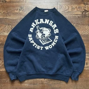 Vintage 90er Arkansas Baptist Woman Crewneck Gr. L! - Bild 1 von 4