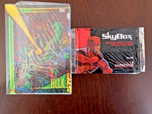 1993 SKYBOX MARVEL UNIVERSE SERIES 4 COMPLETE SET #1-180 & RED FOIL INSERT# 1-9 - Picture 1 of 6