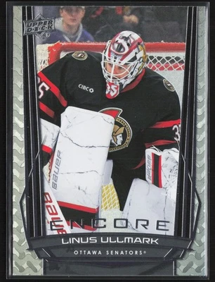 Linus Ullmark 2025-26 UD Series 1 Encore #E-93 Ottawa Senators - Image 1 of 2