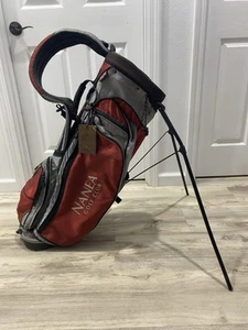 Ping Hoofer stand bag Black/Red/Grey Nanea - Used Good Condition 8 Way Divider - Picture 1 of 8