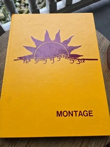 1976 California Area High School Yearbook Pa. Pennsylvania "Montage" - Picture 1 of 1