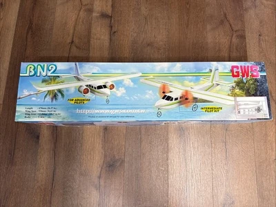 GWS BN2 RC Twin Motor Airplane ARF Kit Trainer GW/BN2-SG Open Box - Image 1 of 4