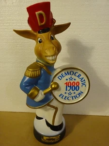 Jim Beam Whiskey 1988 Political Democrat Decanter - Empty Whiskey Bottle Donkey - Picture 1 of 12