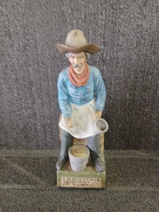 Vintage Lionstone Whiskey Camp Cook Decanter Empty - Picture 1 of 2