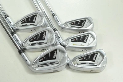Ping i20 5-W Iron Set Stiff Flex Black Dot Right CFS Steel # 205162 - Image 1 of 4