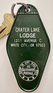 Crater Lake Lodge 1211 Avenue C, White City, Oregon 97503 Hotel Room Key Fob - Picture 1 of 2