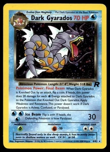2000 Classic - Team Rocket 1 Dark Gyarados PreRelease Foil Stage 1/Rare Holo #8 - Picture 1 of 2