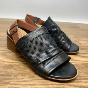 Sandalia de tacón MIZ MOOZ NORI de cuero negro EU 37 6,5 - 7 - Imagen 1 de 11