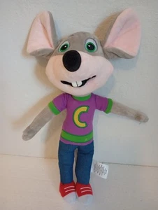 Chuck E. Cheese Plush Toy Mouse 12" Purple Shirt Jeans 2022 Prize - Picture 1 of 6