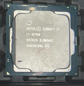 Intel Core i7-8700 3.2 GHz 8 GT/s LGA 1151 Desktop 6-Core CPU Processor - SR3QS - Zdjęcie 1 z 3
