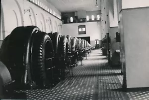 NORVÈGE c. 1950 -Alternateurs Centrale hydroélectrique de Tyssedal Odda - P 1766 - Bild 1 von 2