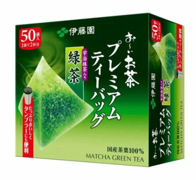 Bolsas de té verde premium ITO EN Oi Ocha con Uji Matcha (1,8 g × 50 unidades) Foto 1 de 4