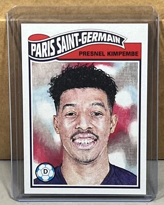 2019 TOPPS LIVING #56 PRESNEL KIMPEMBE PARIS SAINT-GERMAIN UEFA Champions League - Image 1 of 2
