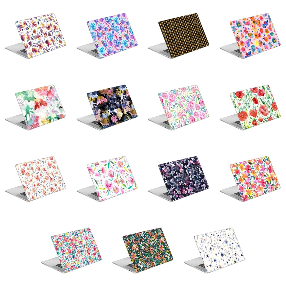 CALCOMANÍA OFICIAL DE VINILO FLORAL NINOLA PARA APPLE MACBOOK AIR PRO 13 - 16 Foto 1 de 4