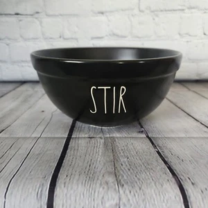 Magenta Rae Dunn Stir Artisan Collection Black Stir Mixing Bowl 8" Diameter - Picture 1 of 6