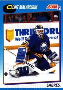 1991-92 Score Canadian Bilingual #419 Clint Malarchuk - Picture 1 of 1