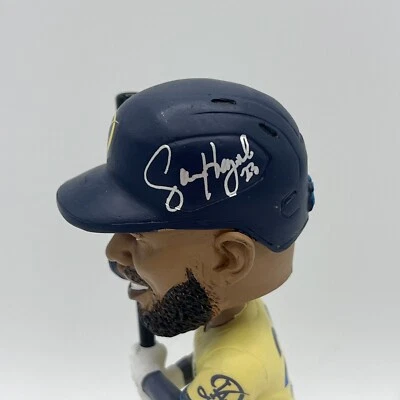 JASON HEYWARD SIGNED LOS ANGELES DODGERS CITY CONNECT SGA BOBBLEHEAD PSA ITP - Image 1 of 4