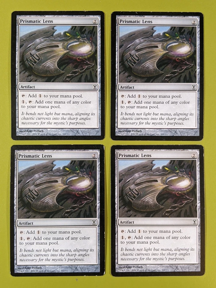 Prismatic Lens x4 Time Spiral 4x Playset Magic the Gathering MTG - Image 1 of 1