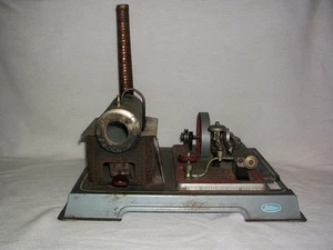 Vintage Wilesco Miniature Model Toy Steam Engine Made in West Germany