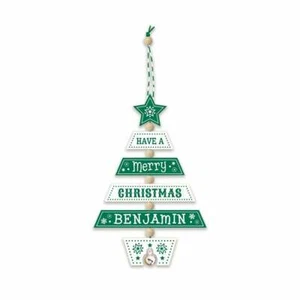 Christmas Tree Decoration - Benjamin 269800154 Wooden Hand Crafted - Picture 1 of 4