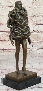 Contemporary Art Bronze Sculpture - Unwavering by Pascal Delor Marble Base Sal - Picture 1 of 10