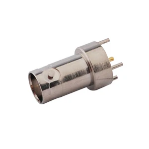 BNC Jack Female Straight Thru Hole Vertical PCB Mount RF Coaxial Connector - Picture 1 of 4