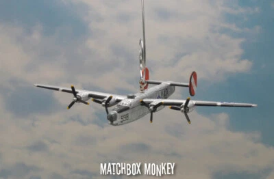 B-24 Liberator #598 WWII Christmas Ornament Airplane USAF Gerald D Coleman Group - Image 1 of 4