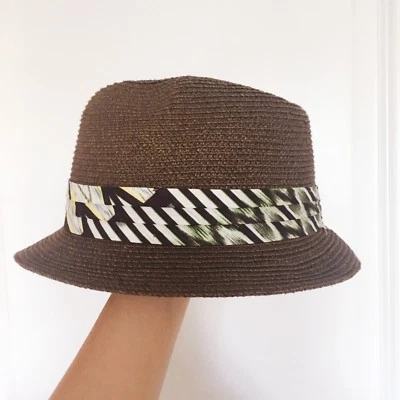 Sombrero panamá paja marrón Foto 1 de 2