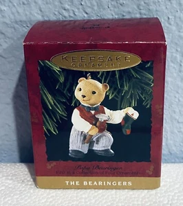 Hallmark Keepsake Ornament Papa Bearinger The Bearingers 1993 NUOVO - Foto 1 di 3