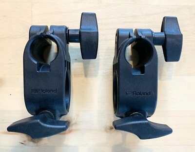 2X NEW Roland MDH-6U V-Drum 1.5 inch Rack Mount (CLAMP ONLY) Pad Tom Snare 7U