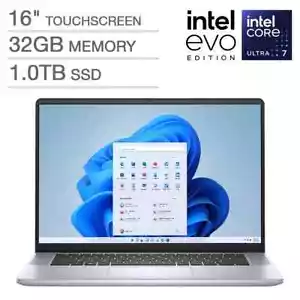 Dell Inspiron Plus 16 FHD+ WVA Touch Laptop Ultra 7 155H 32GB 1TB SSD Light Blue - Picture 1 of 10