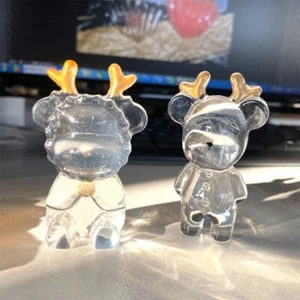 3D Reindeer Silicone Mold Christmas Resin Epoxy Mould Casting Craft Tool DIY - Picture 1 of 4