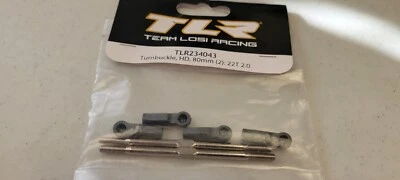 TLR234043 Turnbuckle, HD, 80mm (2): 22T 2.0 - Image 1 of 2