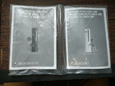 Microsoft Xbox 360 Elite SEALED Manuals Setup and Warranty Doc Set X15-67663-01 - Image 1 of 2
