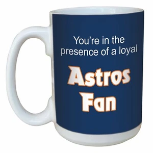 Tree-Free Greetings lm44088 Astros Baseball Fan Ceramic Mug with Full-Sized Hand - Picture 1 of 4