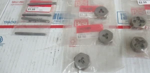 4-3/16"-24 NS Tap and 3-3/16 x 24 NS HEX DIES 2- 1/8-28BSP DIES - Picture 1 of 5