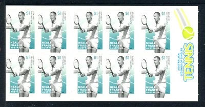2016 Australian Tennis Legends (Neale Fraser) Stamp Booklet SB527 (Phil BC) — 第 1/2 张图片