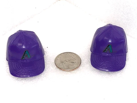 Lot of 2 Arizona Diamondbacks Vintage 1990s Mini Baseball Gumball Helmets New! Cover