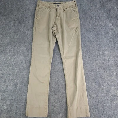 Pantalones BKE Jake 28x30 Rectos Caqui Beige Sólido Elástico Rendimiento Informal Foto 1 de 4