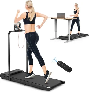 Used Folding Electric Treadmill Running Machine Walking Fitness Exercise Black - Picture 1 of 1