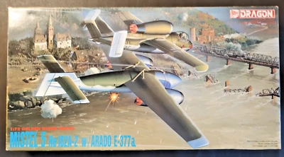 Dragon N. 5002 1/72  Mistel 5 He 162A-2 w/Arado E-377a Nuovo Completo - Immagine 1 di 4
