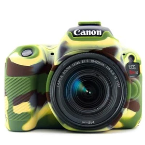 Silicone Skin Case Body Cover for Can0n EOS 200D Mark II 250D Rebel SL2 SL3 - Picture 1 of 16