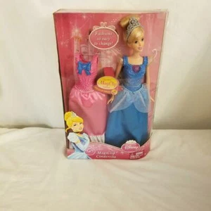 Disney Princess Barbie MagiClip Cinderella Doll Mattel X9358 BNIB VHTF 2012 NRFB - Picture 1 of 5