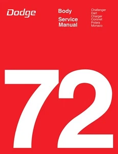 Dodge Car Body Shop 1972 manual - Imagen 1 de 2