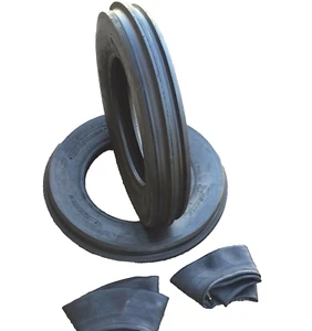 2 Carlisle 4.00-15 3-rib Front Tractor Tires & Tubes Made in USA FREE SHIPPING!! - Picture 1 of 4