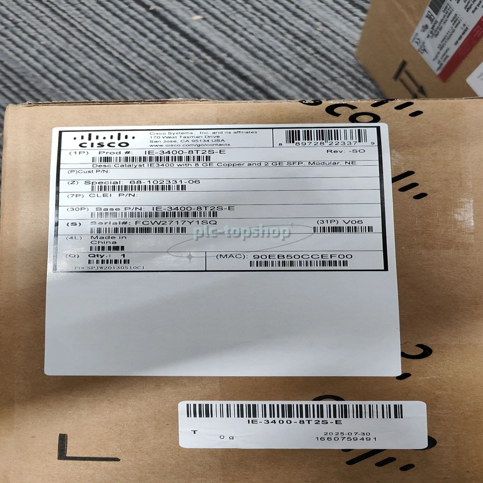 1pc NEW Cisco IE-3400-8T2S-E free ship PLC - Image 1 of 1